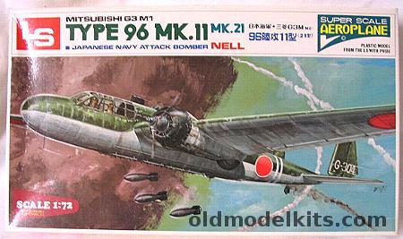 LS 1/72 Mitsubishi G3 M1  Type 96 Mk11 or 21 Nell, A501 plastic model kit